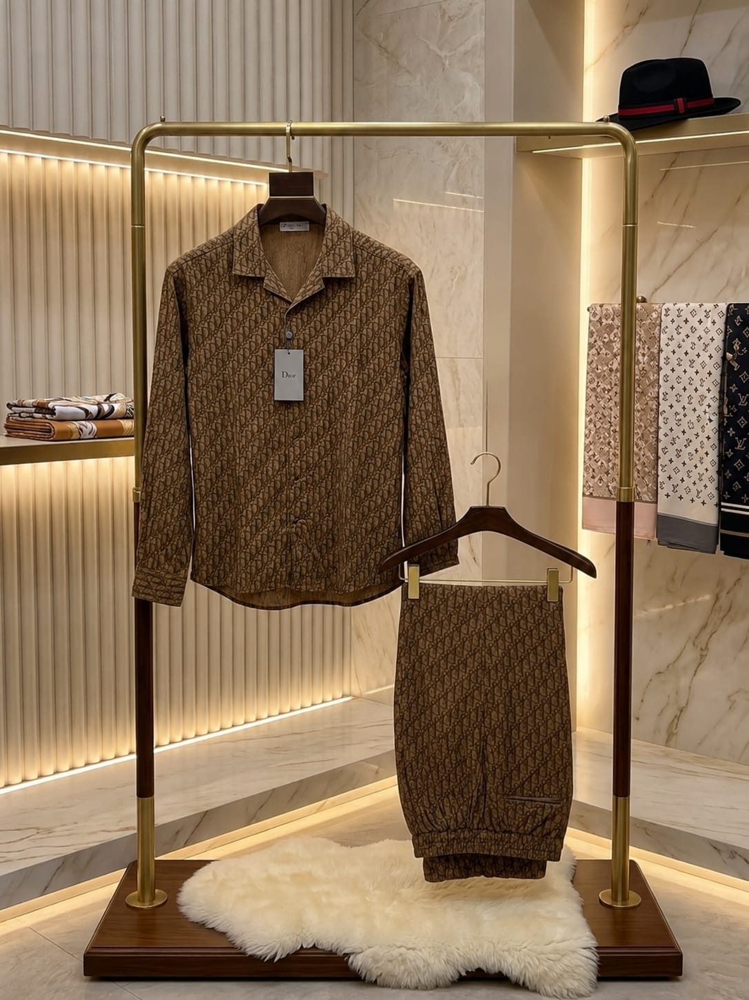 Compleu bărbați cu pantaloni și cămașa calitate premium